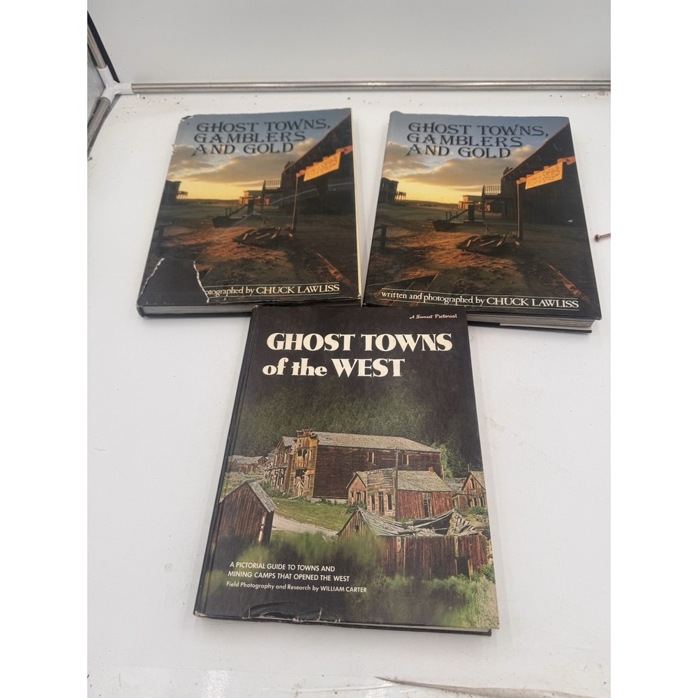 Vintage Books Lot Of 4 Americanβ Folklore, Ghost Town, Highwayman Western